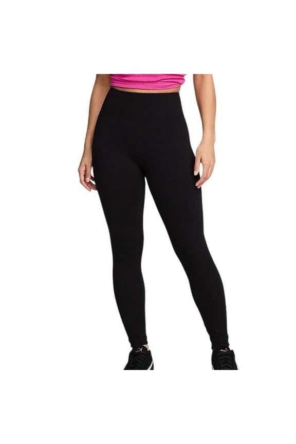 PINK Victoria's Secret Softest Seamless Ribbed Leggings Size Medium Short Lounging Workout Walking Athleisure Breathable Stretchy