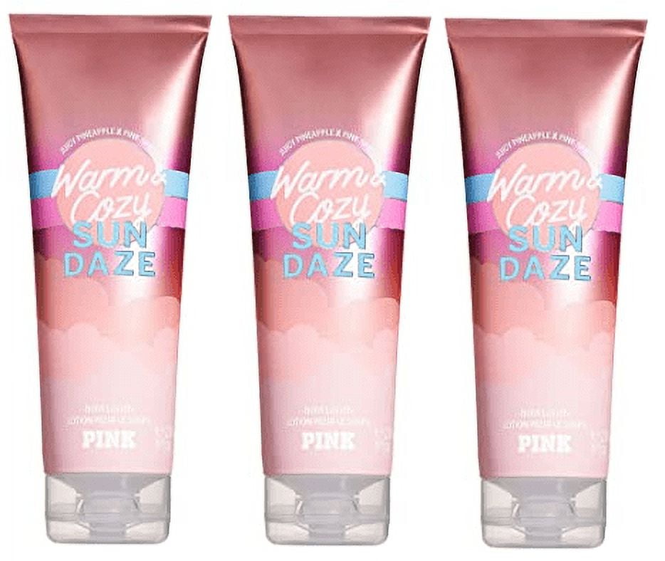 PINK Victoria s Secret Warm and Cozy Sun Daze Body Lotion set of