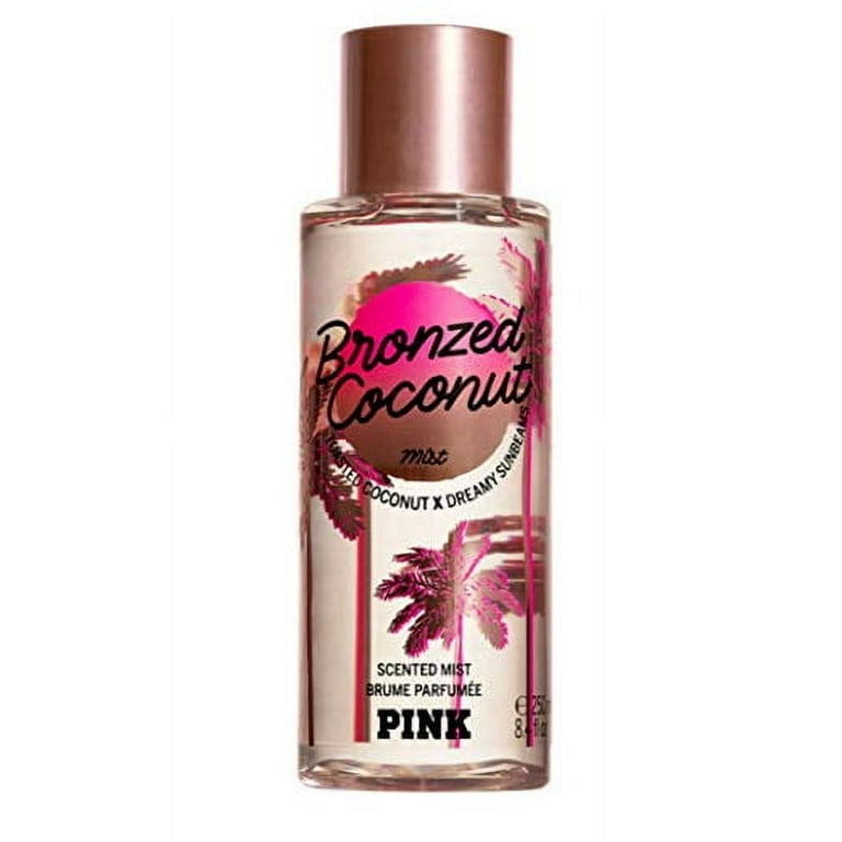 PINK/Victorias Secret Bronzed Coconut Fragrance Mist New Limited Edition  Spring Summer 8.4 Ounce