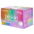 thumbnail image 1 of Pinkie Teen Pads, Combo Pack, 18 Count, Organic Cotton Ultra-Thin with Wings, 1 of 9
