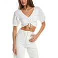 thumbnail image 1 of PINKO womens  Venezia Top, 40, White, 1 of 3