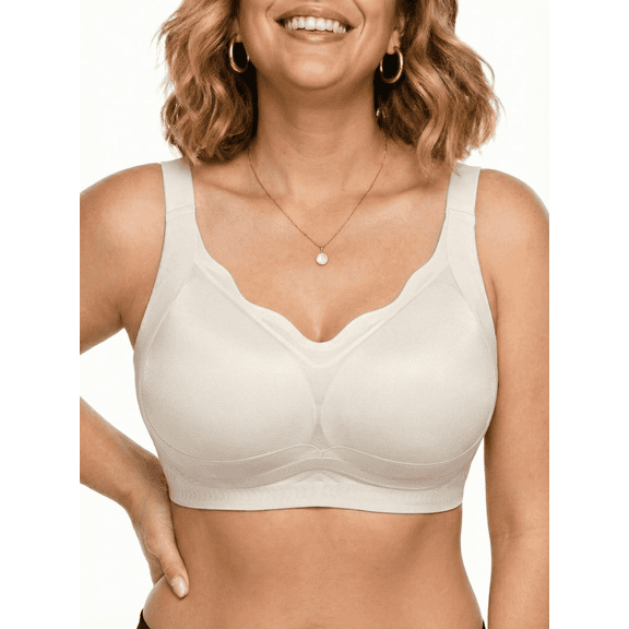 PINKSIR Plus Size Wireless Bra for Women No Underwire Supportive Push Up Full Coverage Bralette Comfort Everyday Bra