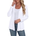 thumbnail image 1 of PINKSIR Women's UPF50 Lightweight Open Front Casual Cardigan Long Sleeve with Pockets, S-XL, 1 of 4