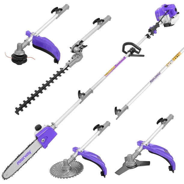PINKWAY 42.7CC 2 Cycle Gas Powered Weed Eater Cordless Straight