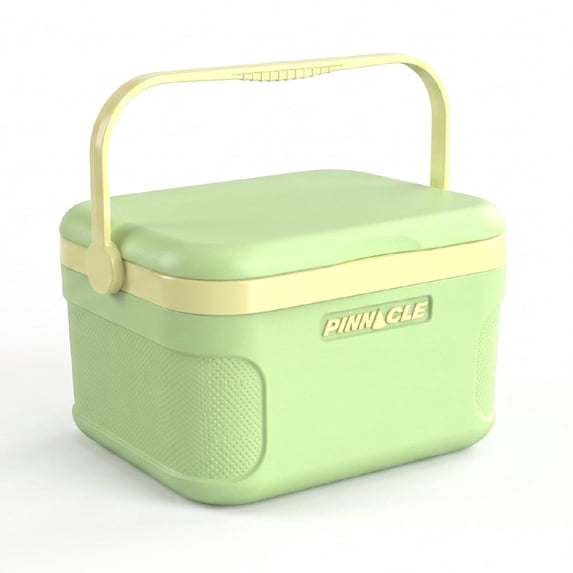PINNACLE Mini Hard Shell Insulated Lunch Cooler 3L with Carry Handle, Green