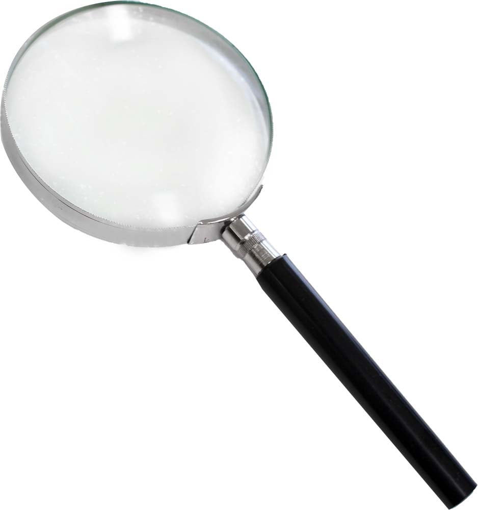 TONPOP Magnifying Glasses Vision aids Hand-held Magnifying Glass / 10X  Optical Reading Reading Magnifying Glass for The Elderly Stationery Office