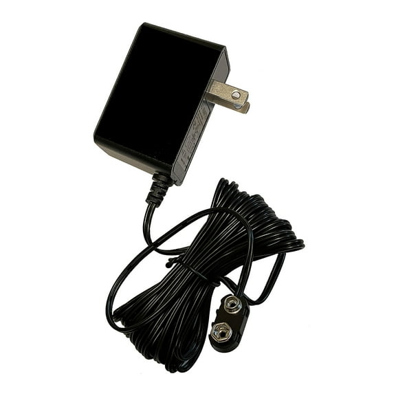 PINPOINT 9-Volt Battery Universal AC Adapter 120VAC, 7 foot cable, 1300mA