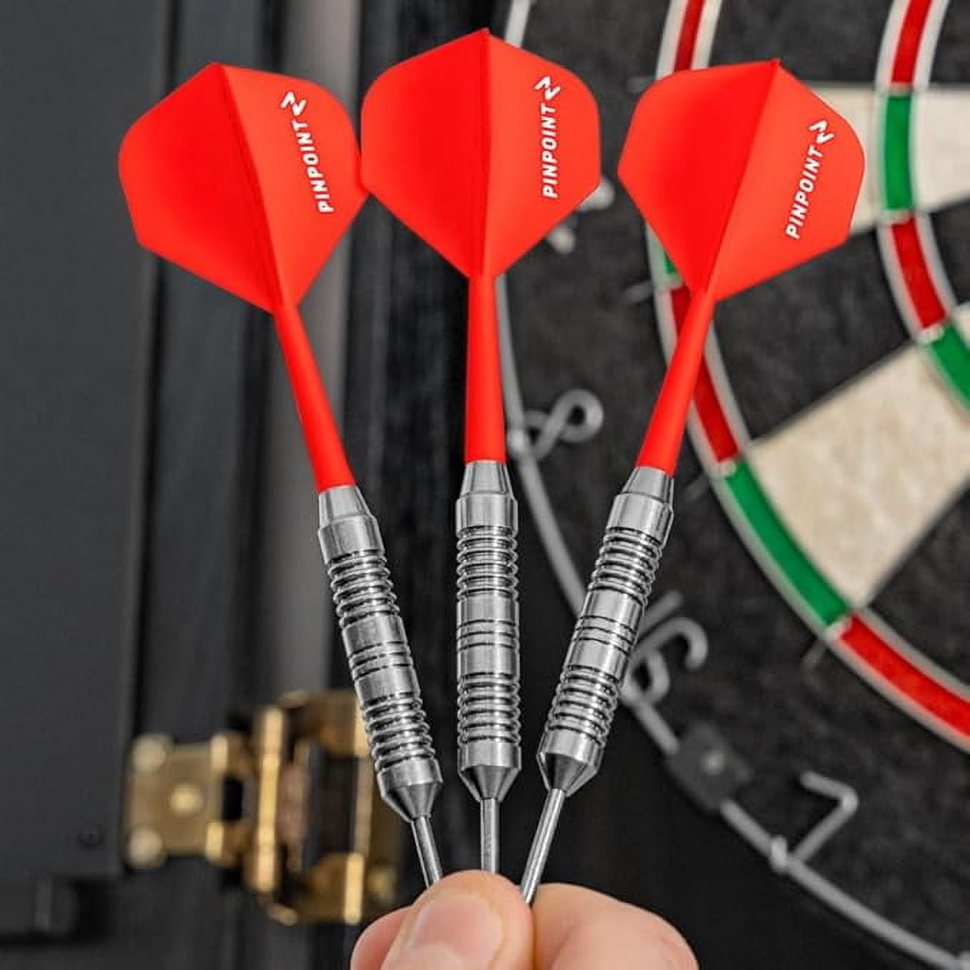 PINPOINT Dart Integrated Shafts and Flights – Durable Plastic Dart Flights with Secure Shaft Attachment for Accurate Performance – Pack of 5