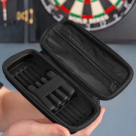 PINPOINT Darts Case – Durable Polyurethane Shell with 3 or 6 Dart Capacity – Compact Storage for Tungsten & Brass Darts – Optional Darts