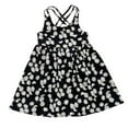 thumbnail image 1 of PINQI A Line Toddler Girls Sundress Girls Daisy Sleeveless Dress Floral Slip Kids Clothes Dress Baby Beach Girls Dress for 1 to 6 Years, 1 of 8