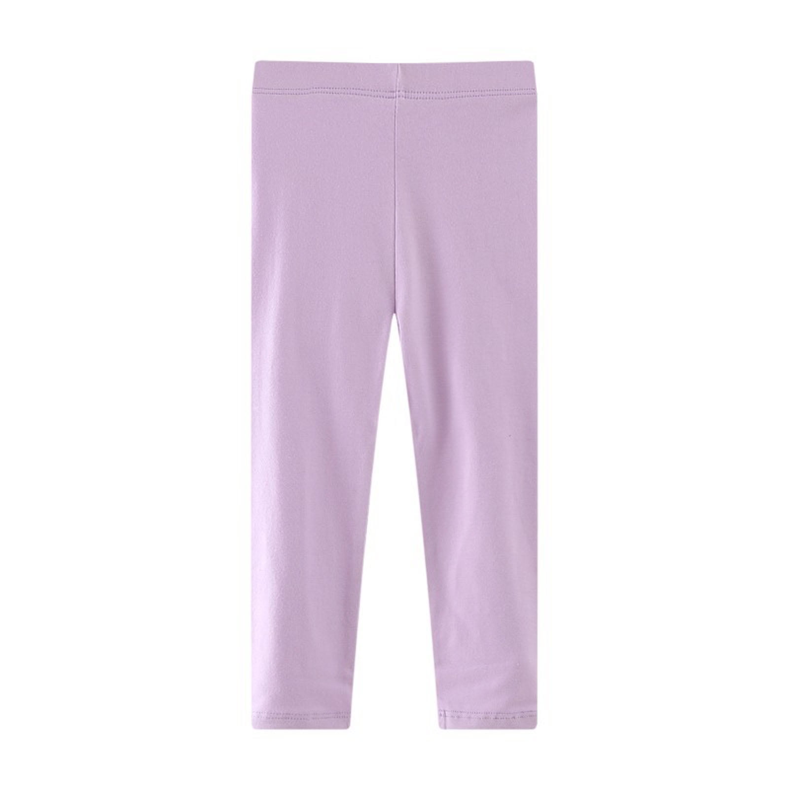Babyhug Cotton Lycra Full Length Skinny Fit Solid Leggings with Stretch - Pink