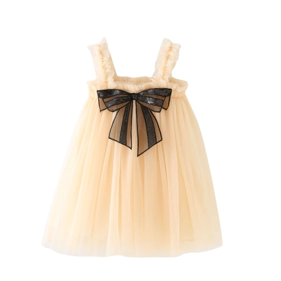 PINQI Baby Girl Tutu Dress Toddler Girls Sleeveless Snowflake Paillette Princess Dress Dance Princess Dresses Summer Cute Clothes(a-Blue,2-3 Years)