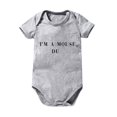 thumbnail image 1 of PINQI Baby Girls Solid Color Summer Sleeveless Bodysuit Cute Crawling Crewneck Romper Clothes Girl Outfit Soft and Comfy Playsuit(Grey-c,12-18 Months), 1 of 7