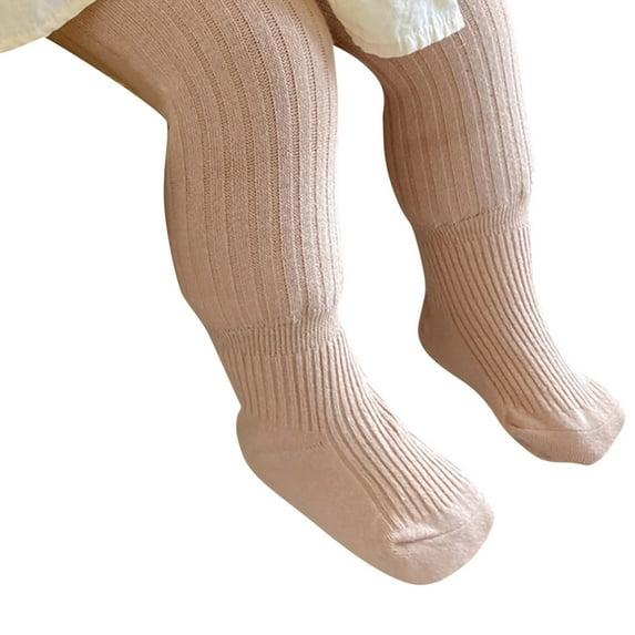 PINQI Baby Lightweight Leggings Toddler Kids Baby Girls Cotton Thick Lined Warm Full Leggings Pantihose Stretchy Basic Full Length Pants Pantyhose for Winter Stocking