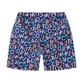 thumbnail image 1 of PINQI Beach Short Pants for Kids Boys Girls Summer Leisure Vacation Cute Cartoon Printing Beach Pants Fashion Sports Shorts, 1 of 7
