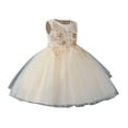 thumbnail image 1 of PINQI Birthday Toddler Girls Dresses Baby Girl Princess Bridesmaid Pageant Gown Birthday Party Wedding Dress Sleeveless Party Dresses, 1 of 6