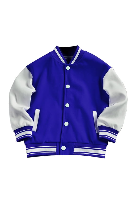 Boys Cotton Jackets Button down Fleece Casual Coats with Pockets Teen Kids Striped Lightweight Jackets Outwear
