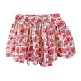 thumbnail image 1 of PINQI Cartoon Shorts for Child Toddler Summer Girls Shorts Flower Prints Fashion Cute Skirt Beach Shorts for Girls Clothes 1-5 Years, 1 of 6