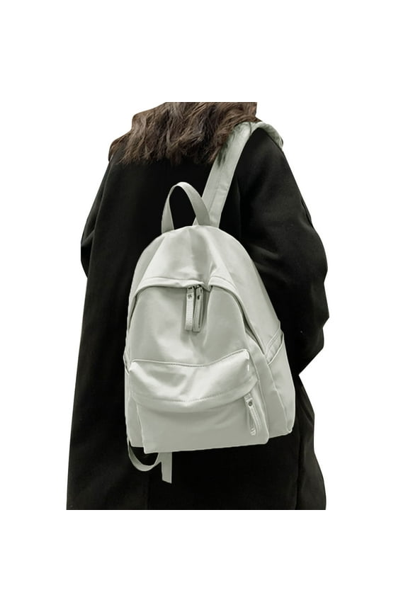 Casual Backpack for Women Men ,15" Casual Canvas Backpack for Female Male Travel School College Outdoors Daypack(Beige,One Size)