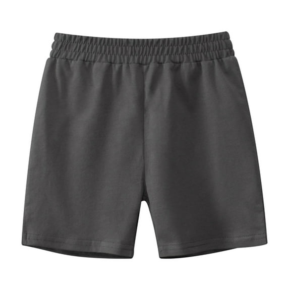PINQI Children Workout Shorts Summer Toddler Boys Shorts Solid Color Shorts Casual Outwear Fashion For Children 1 to 7 Years