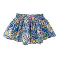 thumbnail image 1 of PINQI Children Workout Shorts for Child Toddler Summer Girls Shorts Flower Prints Fashion Cute Skirt Shorts For Girls Clothes 1 to 5 Years, 1 of 4
