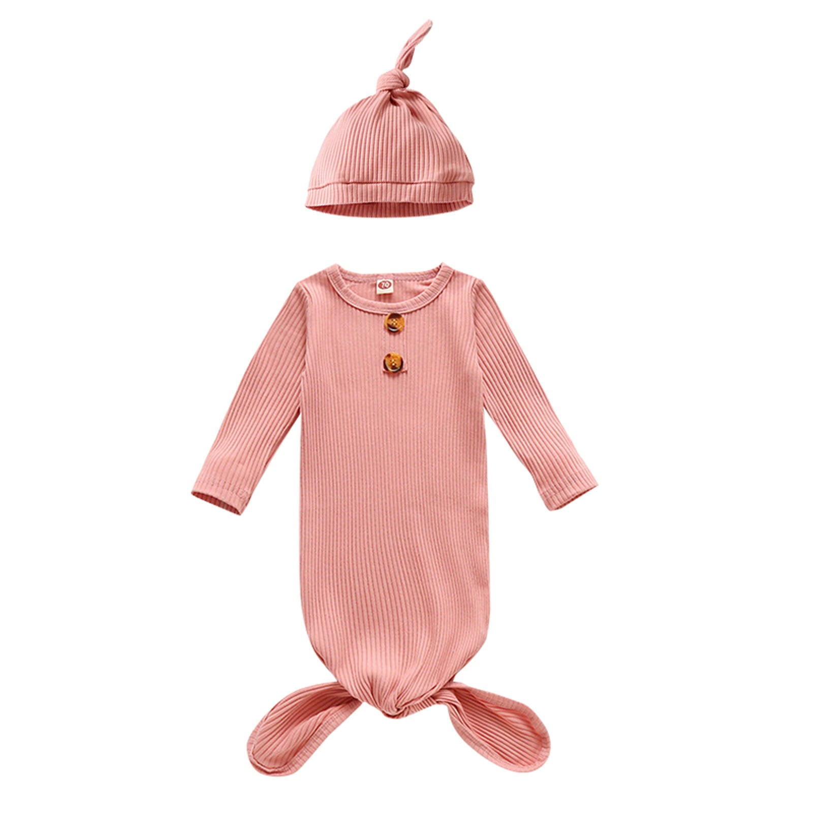 New Born Pajama Suit With Cap