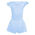 thumbnail image 1 of PINQI Cute Sundress for Toddler Girls Children's Dance Dress Short Sleeved Summer Girls' Ballet Dress Dance In Dance Dress Girls' Training Dress, 1 of 4