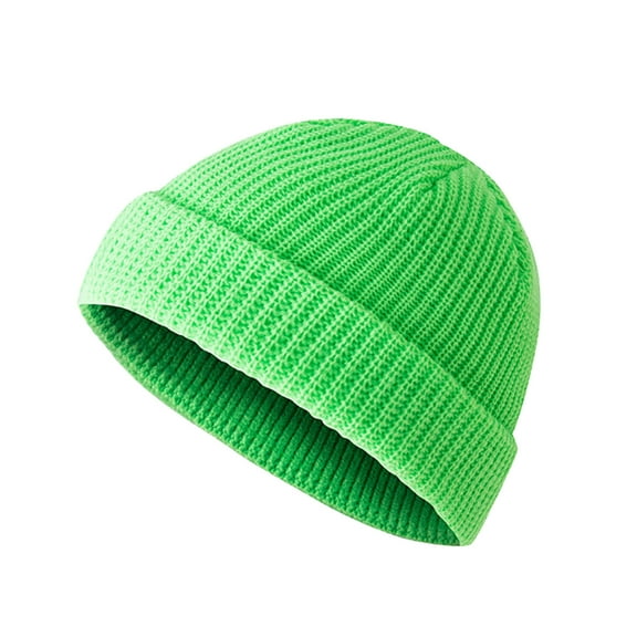 PINQI Elastic Hat for Teen Boys and Girls Fall Winter Knitted Beanie Hat with Pom Warm Knit Cap Beanie Cold Weather Hats for Women and Mens(I,One Size