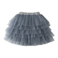 thumbnail image 1 of PINQI Fashion Dresses for Kid Girls Little Child Girls Short Ballet Tulle Tutu Skirt Mesh Short Skirt Princess Performance Skirt Sweet Skirt, 1 of 8
