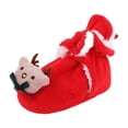 thumbnail image 1 of PINQI Fashion Xmas Boots,Baby Beach Christmas Booties Soft Baby Santa Winter Warm Slippers Snow Boots Crib Shoes for 0-12 Months(RD2,6-9 Months), 1 of 6