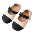 thumbnail image 1 of PINQI Girls Ballet Flats Round Toe Mary Jane Shoes Comfortable Dressy Toddler Adjustable Straps Washable Slip On Shoes, 1 of 7