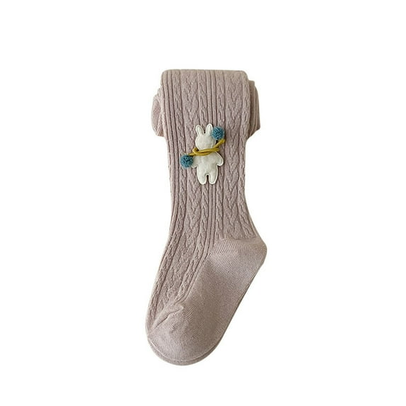 PINQI Girls Easter Bunny Socks Adorable Cotton Rabbit Patterned Socks for Spring Holiday Soft and Comfortable Festive Socks for Kids and Toddlers Perfect Easter Gift for Girls Cute and Comfy Bunny