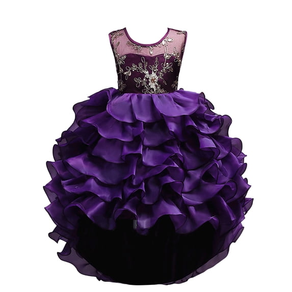 PINQI Holiday Baby Girls Dress Kids Children Toddler Baby Girls Spring Summer Tulle Sequins Glitter Dress Performance Children Formal Clothes Cute Girls Bow Dresses for Christmas Party Princess Dress