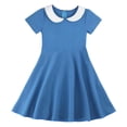 thumbnail image 1 of PINQI Holiday Dresses for Toddler Girls Kids Baby Girls Dress Princess Dress Children Dress Casual Dress Small Flying Sleeve Dress, 1 of 9