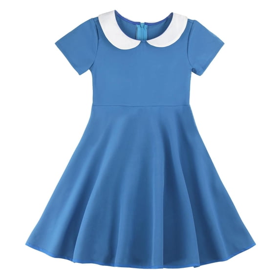 PINQI Holiday Dresses for Toddler Girls Kids Baby Girls Dress Princess Dress Children Dress Casual Dress Small Flying Sleeve Dress