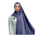thumbnail image 1 of PINQI Islamic Head Cover Sale Soft Cotton Breathable Lightweight Scarf Wrap with Elegant Solid Colors Comfortable Full-Coverage Hijab Shawl for Women’s Fashion, 1 of 4