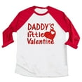 thumbnail image 1 of PINQI Kids Clothing Kids Baby Valentine's Day T Shirt Toddler Girls Boys Letter Heart Print Blouse Valentine Oversized Crewneck Tee Long Sleeve Tops(1-Red,5-6 Years), 1 of 5