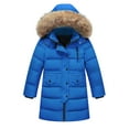 thumbnail image 1 of PINQI Kids Winter Waterproof Parka Coats Kids Padded Quilted Puffer Jackets Boys Girls Insulated Snow Ski down Outwear, 1 of 4