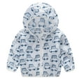 thumbnail image 1 of PINQI Kids Zipper Outwear Toddler Boys Girls Long Sleeve 𝐒𝐮𝐧𝐬𝐜𝐫𝐞𝐞𝐧 Jackets Printing Cartoon Hooded Outerwear Zipper Coats, 1 of 2