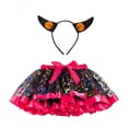 thumbnail image 1 of PINQI Lightweight Short Skirt for Baby Kids Girls Tutu Halloween Party Dance Ballet Toddler Baby Skirt+Hairband Girl Tutu Skirt Birthday Tutu Skirts for Girls, 1 of 4