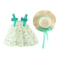 thumbnail image 1 of PINQI Princess Sundress for Little Girls Sleeveless Sundress Toddler Kids Baby Girls Summer Casual Chiffon Dress Party Princess Dress, 1 of 7