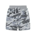 thumbnail image 1 of PINQI Summer Toddler Boys Rocket Cute Printed Shorts Kids Drawstring Cotton Sweatpants Casual Elastic Waist Active Shorts Pants(2-Grey,3 Years), 1 of 3