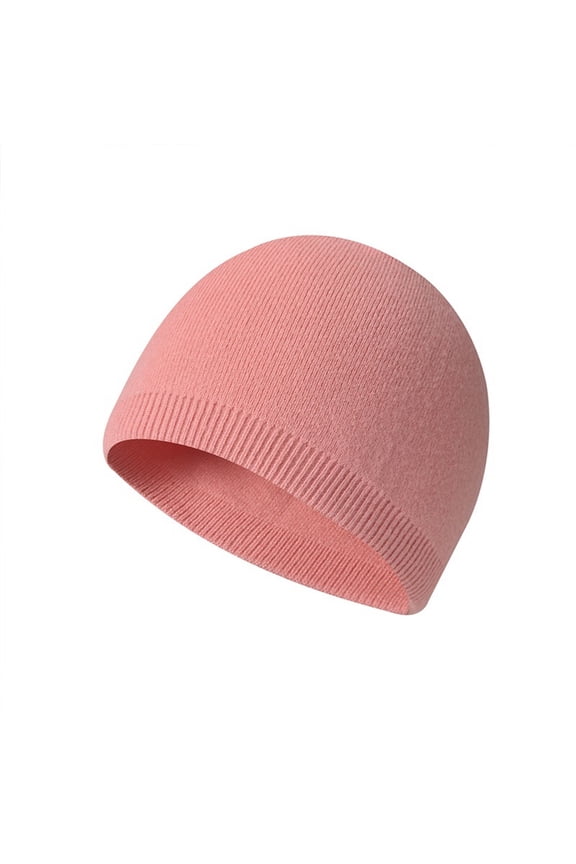 Snow Skull Cap for Men's and Women's Fashionable Warm Knitted Hat Small Woolen Hat Casual Hat Knit Beanie Winter Hat Cold Weather(RD2,One Size