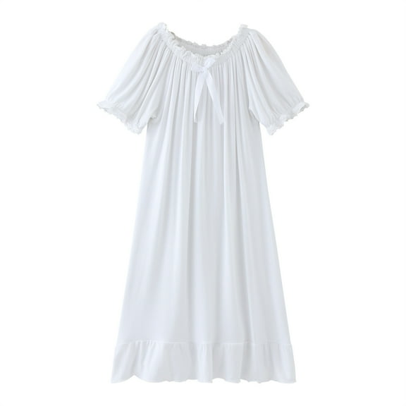 PINQI Swing Toddler Girls Dresses Kids Baby Girls Spring Summer Print Bodycon Dress Ruffle Short Sleeve Sleepwear Princess Dress