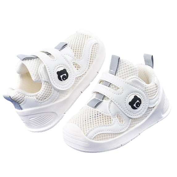 PINQI Toddler Baby Boys Sneakers Unisex First Walking Sports Shoes Summer Hollow Mesh Breathable Lightweight Sneakers