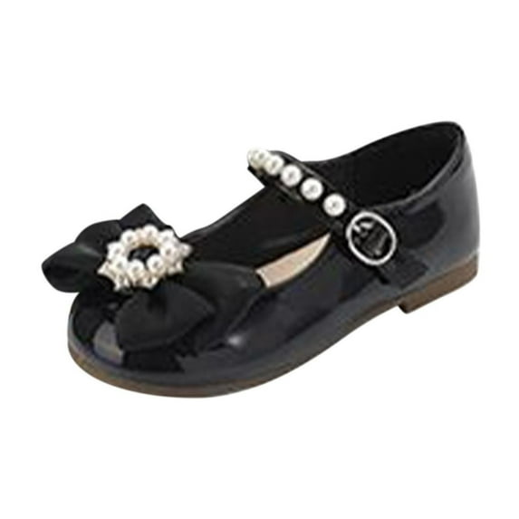 PINQI Toddler Girls Mary Jane Ballet Flat𝐬 Little Girl Dress Shoes for School Party Wedding Prom Uniform