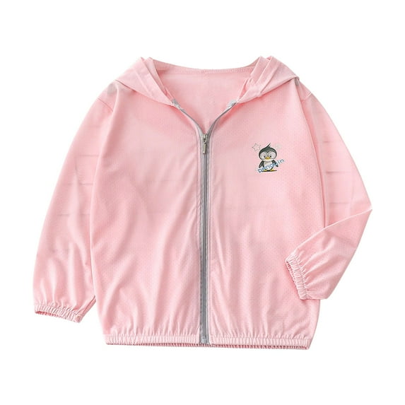 PINQI Baby Dress Snowsuit Toddler Summer Boys Girls Long Sleeve Sun Proof Clothing Breathable Light Coat Light Air Conditioning Clothes Solid Color