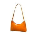 thumbnail image 1 of PINQI Women's Small Artificial Leather Tote Bag Square Bag Satchel Purse Handbags Ladies Shoulder Bag Casual Crossbody Bags(Orange,One Size), 1 of 1