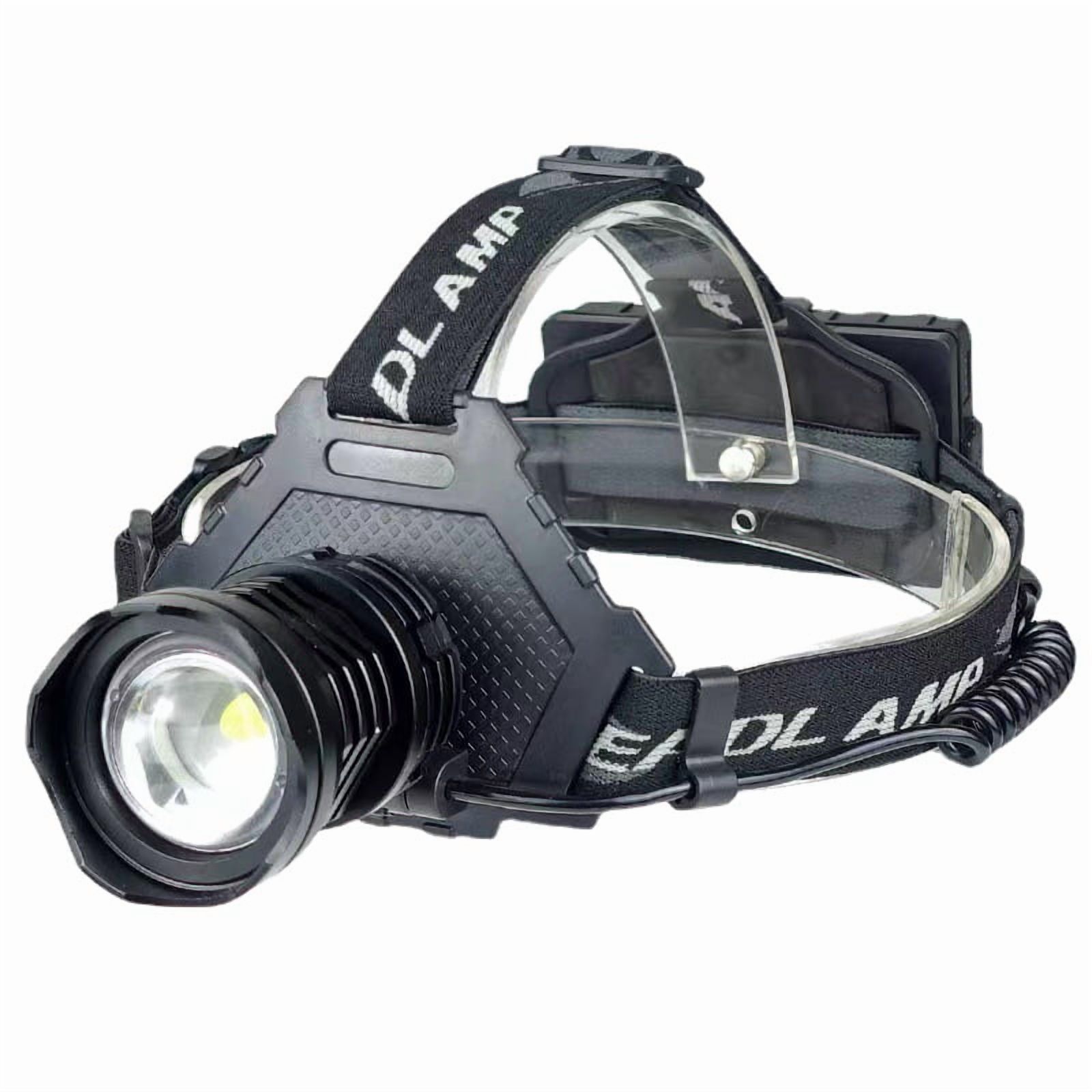 PINSAI LED Rechargeable Headlamp High Lumens Head Lamps Outdoor Rechargeable, Bright Headlamps for Adults with 5 Modes & Ipx4 Waterproof 90° Adjustable Lamp Camping
