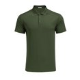 thumbnail image 1 of PINSPARK Golf Polo Shirts for Men Quick Dry Short Sleeve Collared Shirt Slim Fit Casual Solid Stylish Polos Shirt, 1 of 6